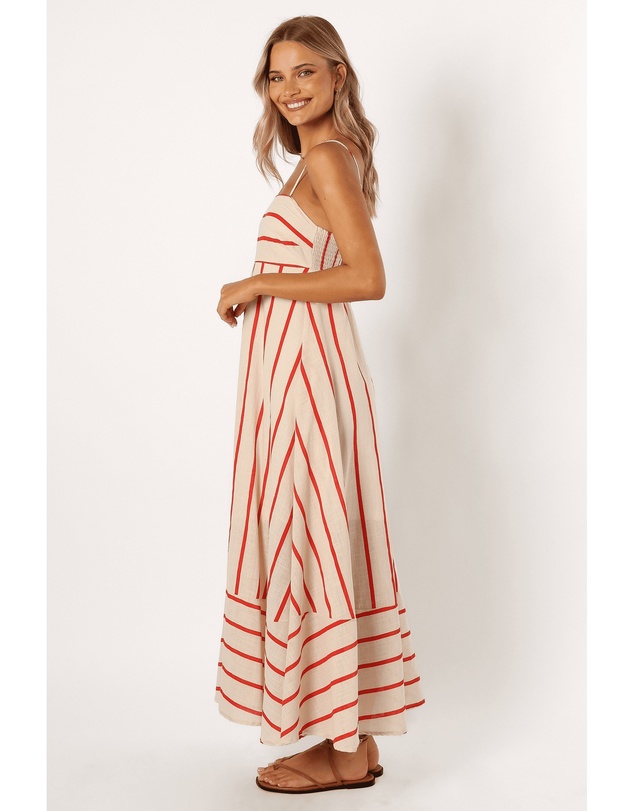 Petal & Pup - Brea Maxi Dress - Cream Stripe