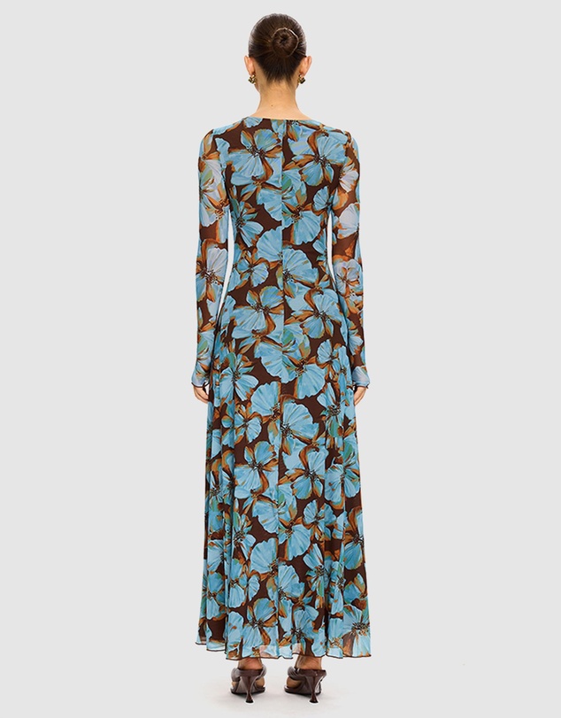 KIVARI - Nieve Mesh Maxi Dress