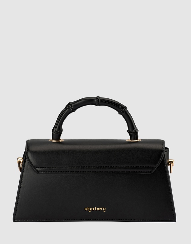 Olga Berg - Phoebe Bamboo Handle Bag