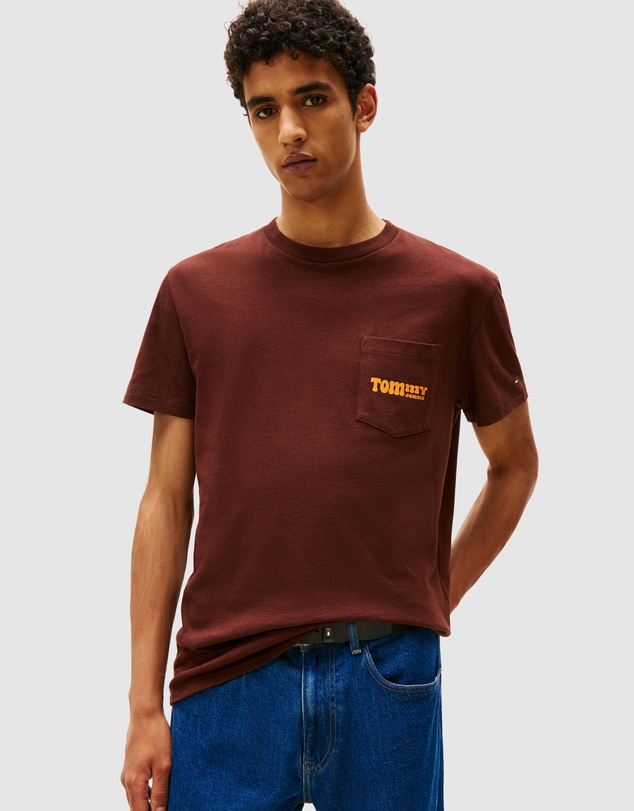 Tommy Jeans - Back Logo Slim Crew Neck T-Shirt