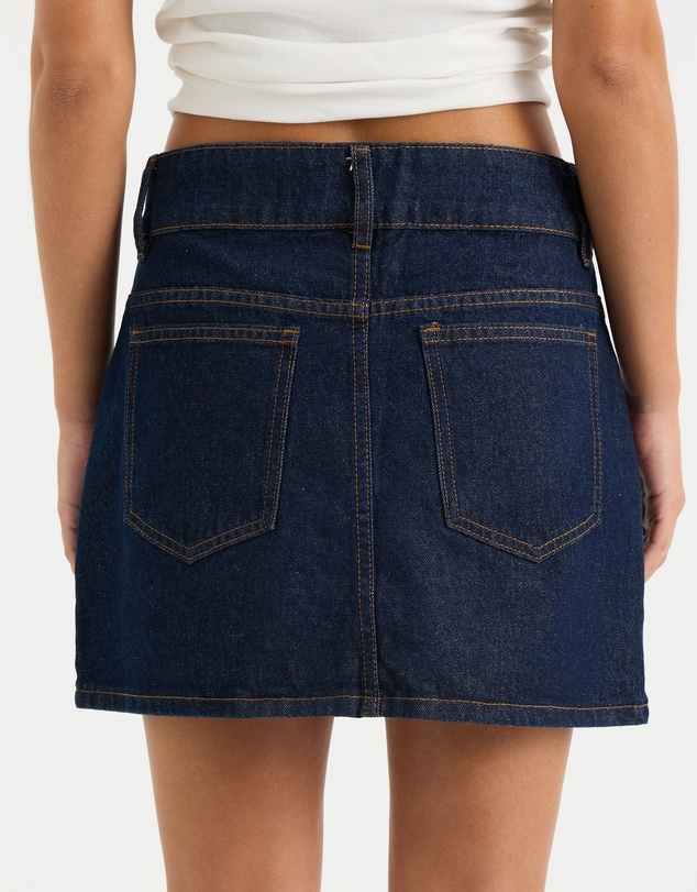 Calli - Erica Denim Mini Skirt