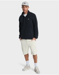 Quiksilver - Mens No Destination Half Zip Fleeece Jumper