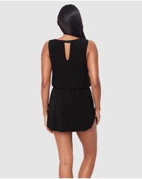 Magicsuit - Effie Tie Waist Short Shaping Swimdress