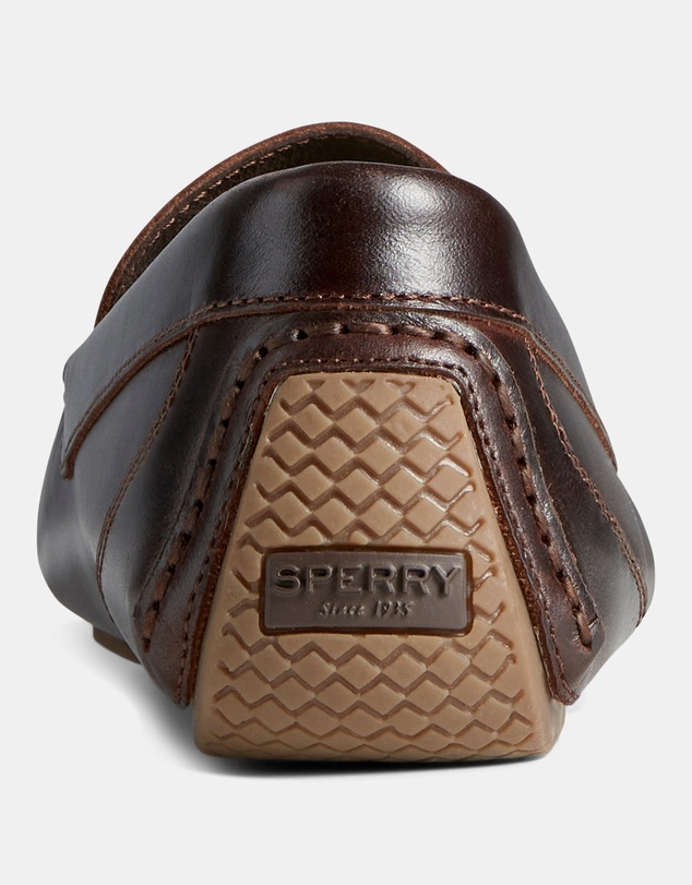 Sperry - Davenport Wide Leather Amaretto- Men's 