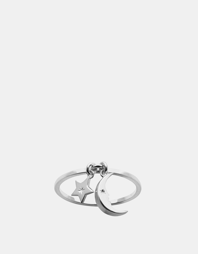Karen Walker - Moon & Star Charm Ring