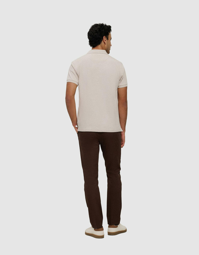 Trenery - Pique Marle Monogram Polo