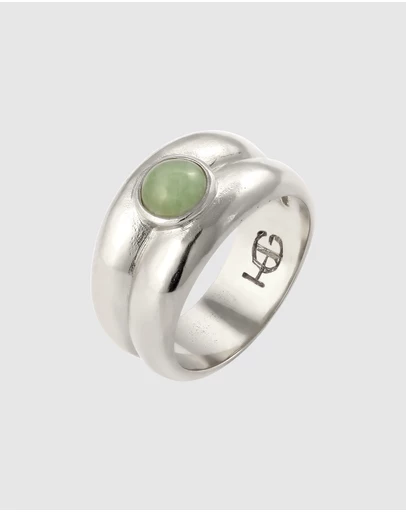 Haze & Glory - ICONIC EXCLUSIVE - Ring Jade 925 Sterling Silver