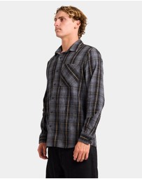 Volcom - Mens Heavy Twills Flannel Long Sleeve Shirt