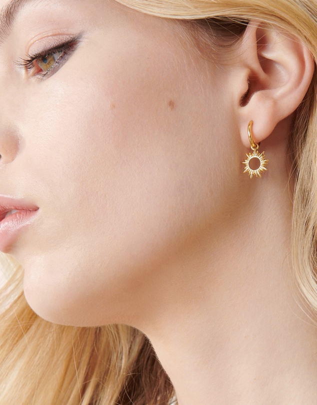 Rachel Jackson - Eternal Sun Mini Hoop Earrings