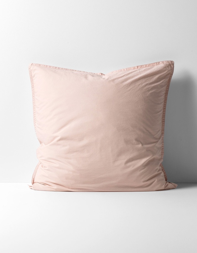 Aura Home - Evie Stonewash Organic Cotton European Pillowcase