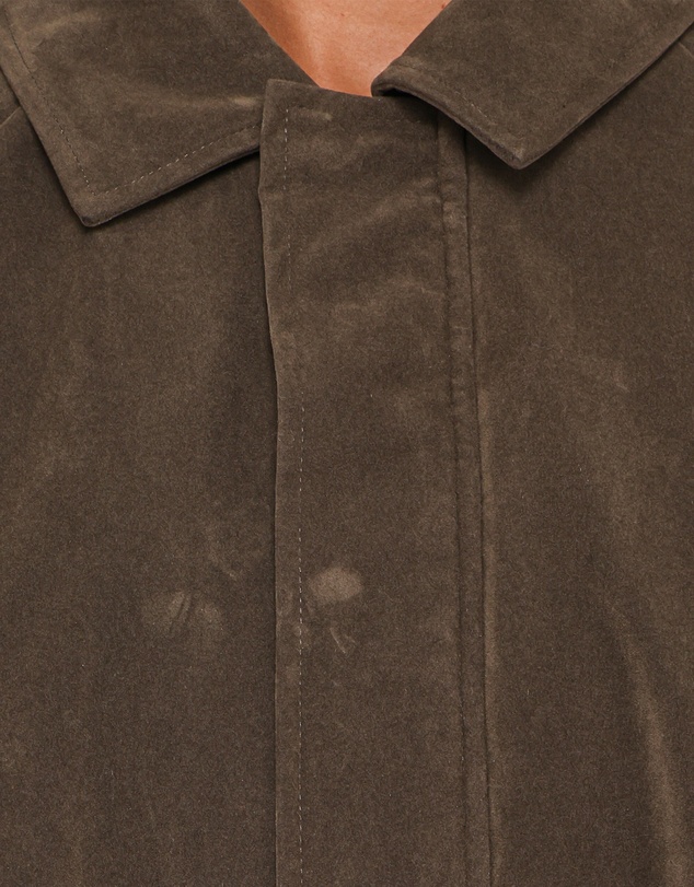 Petal & Pup - Jensen Faux Suede Bomber Jacket - Olive