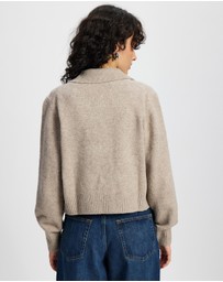 & Other Stories - Knitted Collar Cardigan