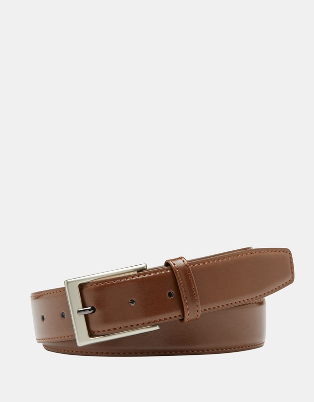 Buckle - Royce Deluxe. Australian Made Classic Leather Belt. 35mm width.