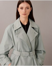 Calvin Klein - Cotton Blend Trench Coat