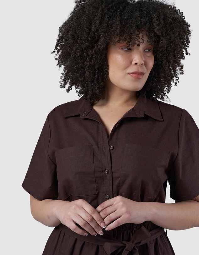 Something 4 Olivia - Frankie Shirt Midi Dress