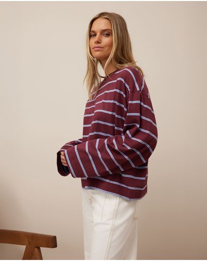 WASHED BURGUNDYSKY BLUE