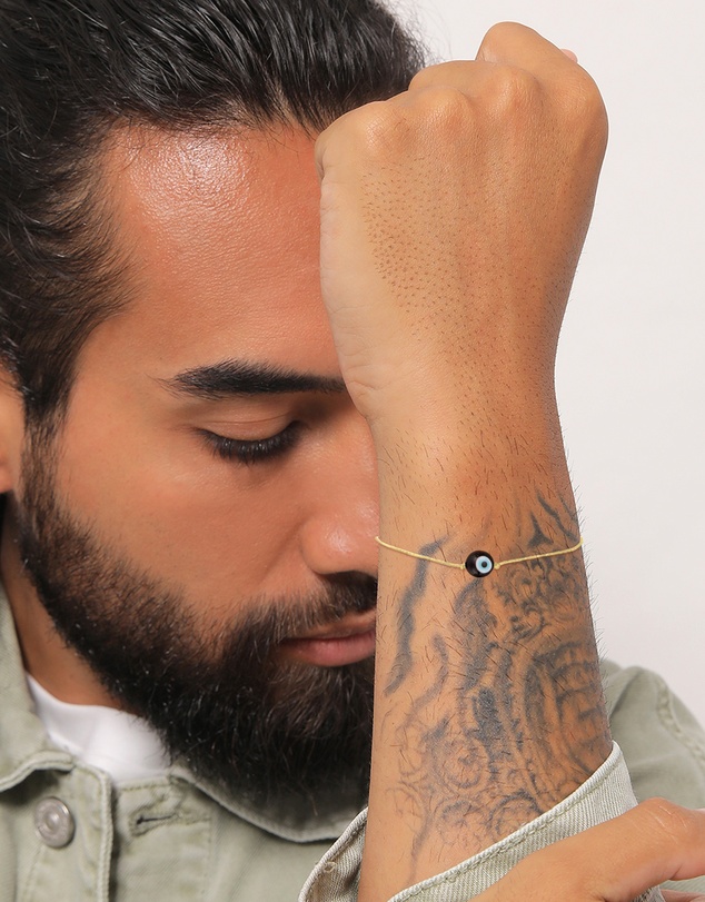 Kuzzoi - ICONIC EXCLUSIVE - Nylon Bracelet with Evil Eye Bead
