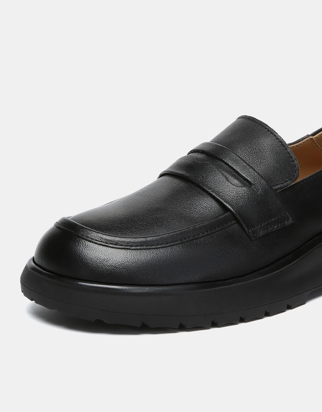 EVERAU - EverAU Ugg Pansy Cow Leather Upper Loafer Oxfords Flats