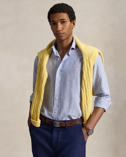 Polo Ralph Lauren - Custom Fit Striped Seersucker Shirt