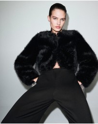 M.N.G - Straight-Fit Trousers With Elastic Waist