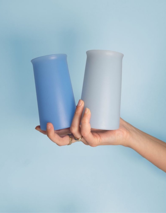 porter green - stegg | silicone unbreakable highball glasses