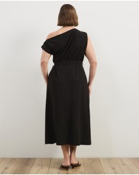 Atmos&Here Curvy - Jayde Off Shoulder Midi Dress