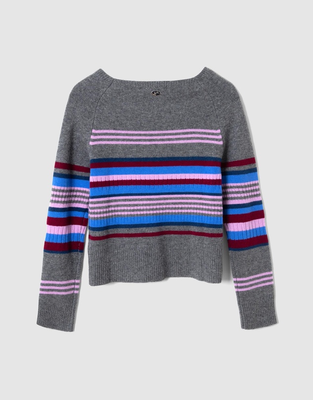 Damson Madder - Yesley Wide Neck Jumper