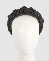 Max Alexander - Black Racing Fascinator Headband