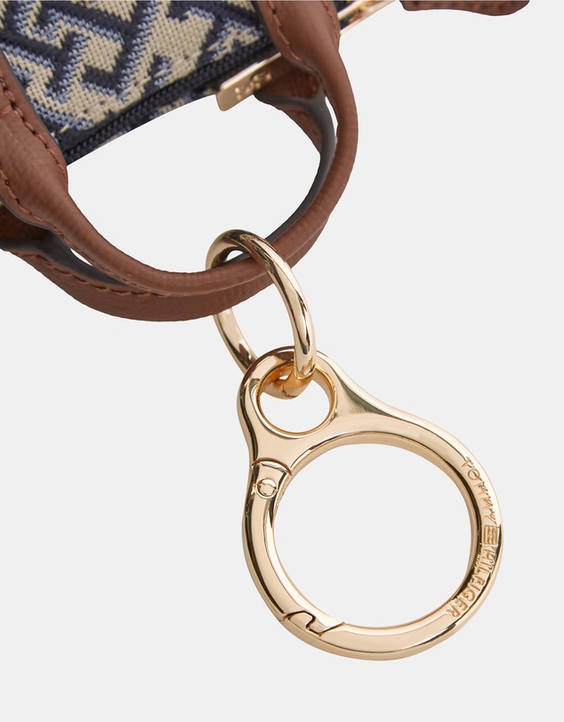 Tommy Hilfiger - Popette Jacquard Nano Tote Charm