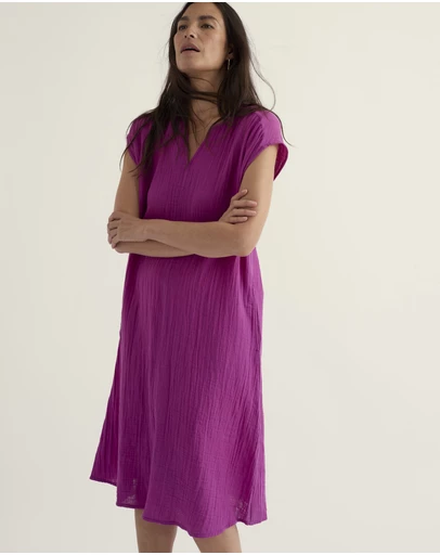 Seasalt - Sand Patterns Dress in GOTS-Certified Organic Cotton