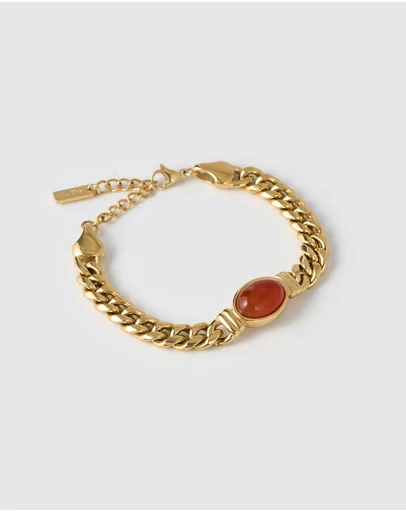 Arms Of Eve - Odette Bracelet - Red Agate