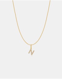 Ania Haie - Ania Haie Gold Letter N Initial Necklace