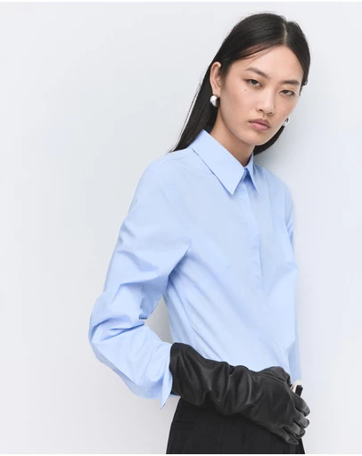 M.N.G - Slim-Fit Poplin Shirt
