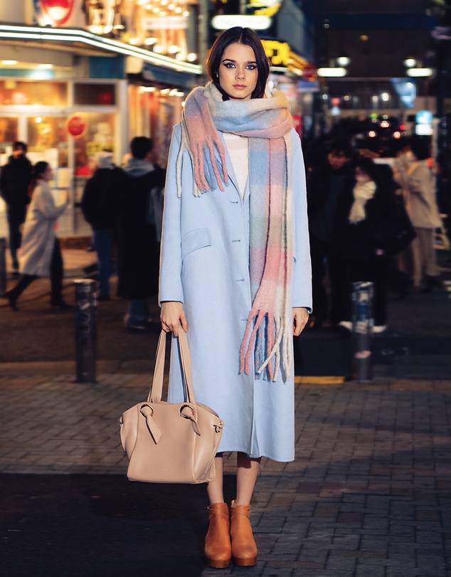 Belle & Bloom - Vail Checkered Scarf - Candy