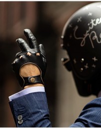 DENTS - The Suited Racer x Touchscreen Leather Driving Gloves Limited Ed