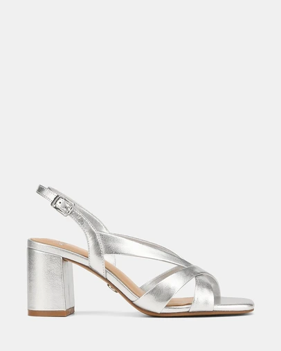 Wittner - Josie Mid Sandals Silver Leather