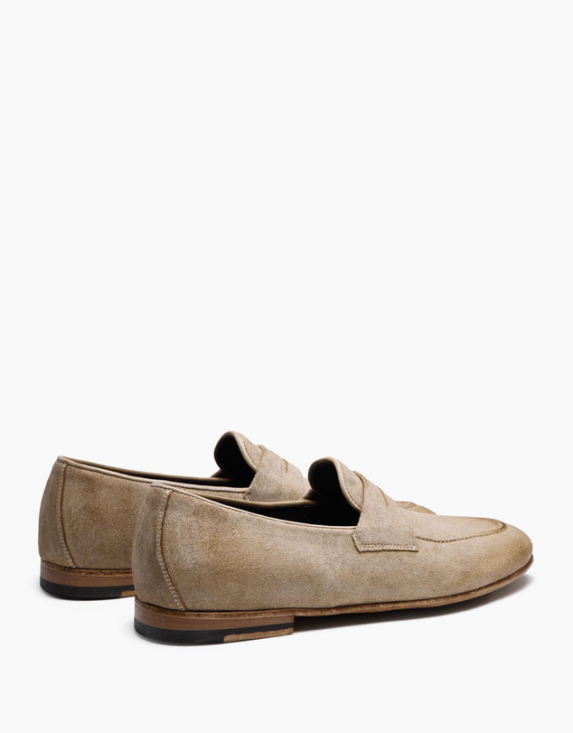 Aquila - D'ORO Collection - Ellis Suede Penny Loafers