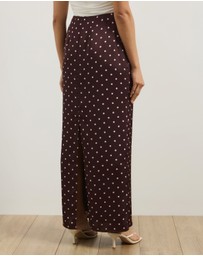 Atmos&Here - Lowen Satin Maxi Skirt