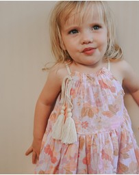 WITH LOVE FOR KIDS - Cotton Muslin Dress - Babies - Kids