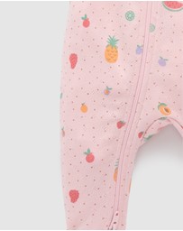 Purebaby - Pointelle Zip Growsuit -Kids-Babies