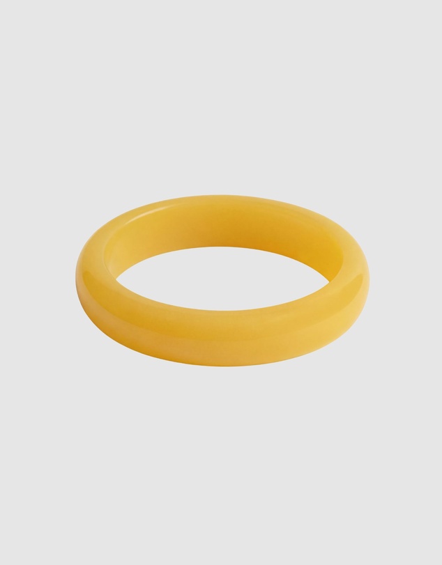 HOUSE OF SLANI - Stackable Honey Yellow Aura Resin Bangle