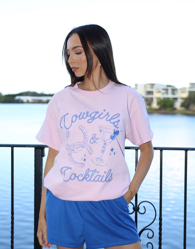 Vacancy Co - Cowgirls & Cocktails Tee