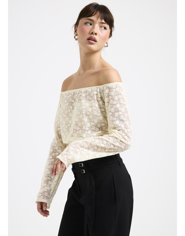 Alice In The Eve - Amara Draped Off Shoulder Top