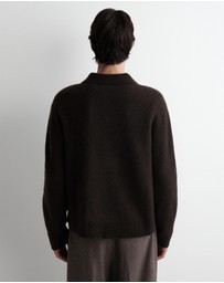 COS - Brushed-Wool Polo Shirt