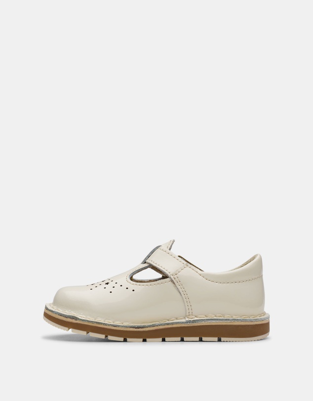 Clarks - Joyful Skip (T) White