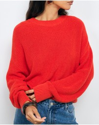 AERE - Cotton Cashmere Blend Relaxed Jumper