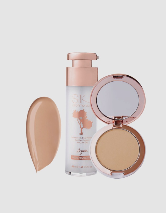 Silk Oil of Morocco - Silk Oil of Morocco Perfect Match Foundation - Value Pack - Cream