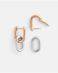 Daniel Wellington - Contrast Link Earrings Two Tone