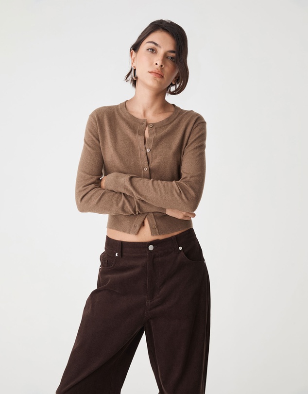 Forcast - Cassie Crew Neck Cardigan