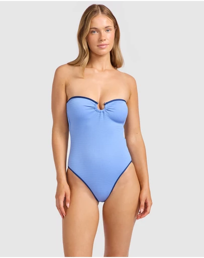 Seafolly - Beach Bound Ring Front Bandeau One Piece Swimsuit